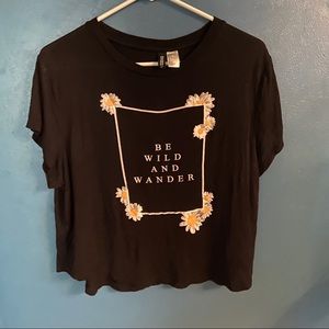 Be Wild & Wander Crop Tee
